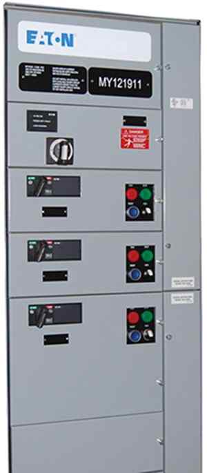 Motion Control - Drives: Eaton XT motor control centers provide 24-Vdc control power in a compact footprint, and are designed to improve uptime and enhance safety for commercial, industrial, and OEM applications. This is a Control Engineering 2014 Enginee