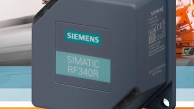 Siemens' Simatic RF300 RFID system has added three readers: the RF310R, RF340R and RF350R, and is designed for controlling and optimizing the material flow in industrial production, especially in closely packed assembly lines and workpiece holder systems.