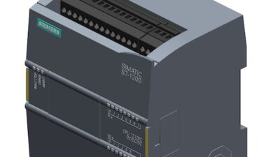 Siemens' Simatic S7-1212 FC controller is designed to perform standard and safety-related automation tasks in a single device and can be networked with Profinet and Profisafe. Courtesy: Siemens
