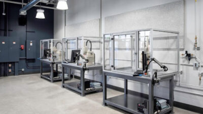 Omron Foundation made a donation to California State University, Chico (Chico State) for an expanded mechatronics laboratory and classroom space. Courtesy: Omron Automation Americas