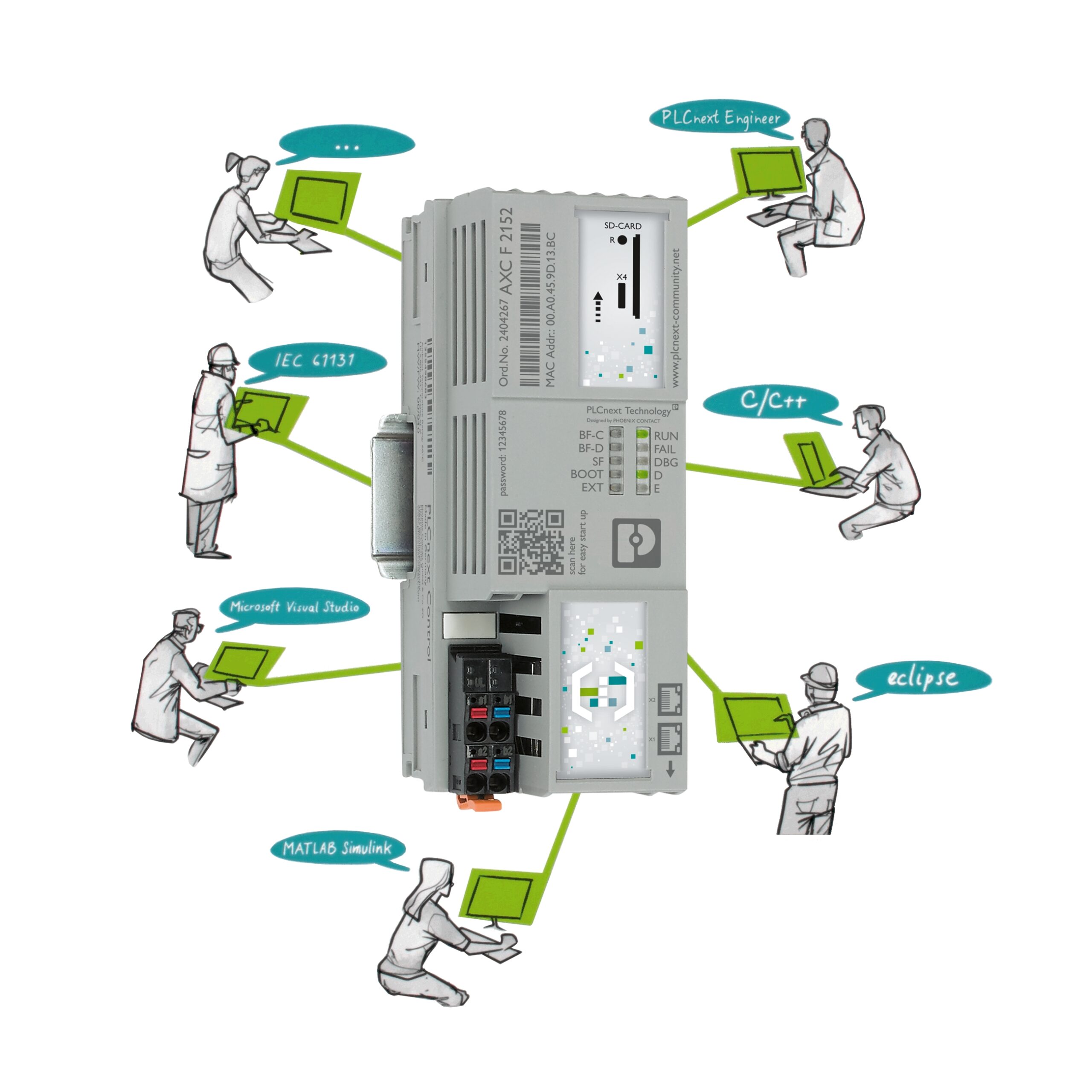 Figure 5: PLCnext Control from Phoenix Contact allows the parallel programming and combination of familiar IEC 61131-3 programming languages, with high-level languages such as C/C++, C#, or MATLAB Simulink. Courtesy: Phoenix Contact