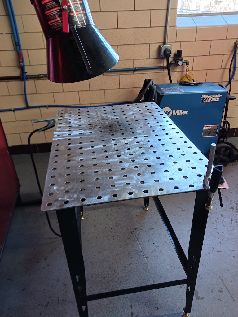 Welding booth and exhaust hood are shown at the Jane Addams Resource Corp. (JARC) at its training center at the Freedman Seating Co. location in Chicago. Courtesy: Mark T. Hoske, Control Engineering