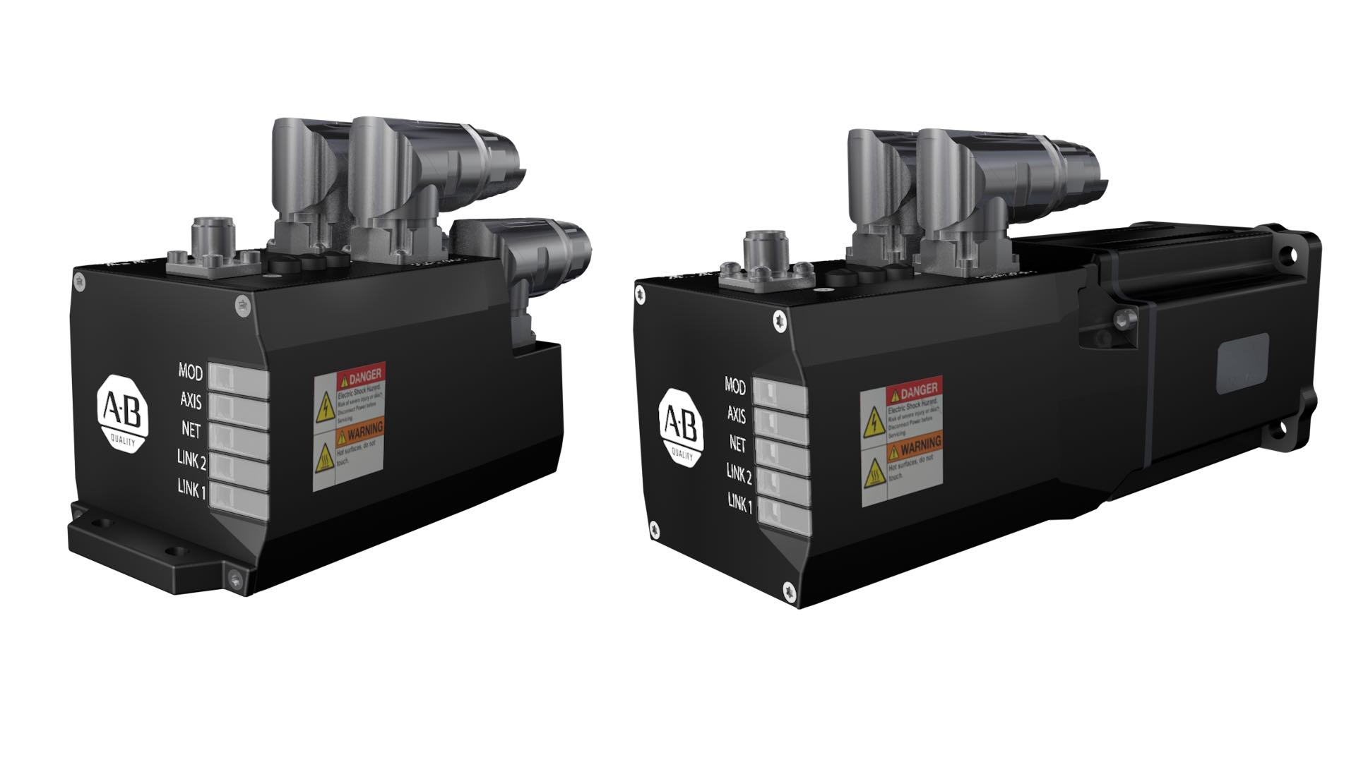The Rockwell Automation ArmorKinetix Distributed Servo Drives is available as a distributed servo drive or as an integrated servo drive and motor, has power output up to 5.5kW, advanced analytics using integrated vibration and thermal sensors, integrated safety technology capable of achieving SIL 3, CIP Security capability and IP66 certification. Courtesy: Rockwell Automation  