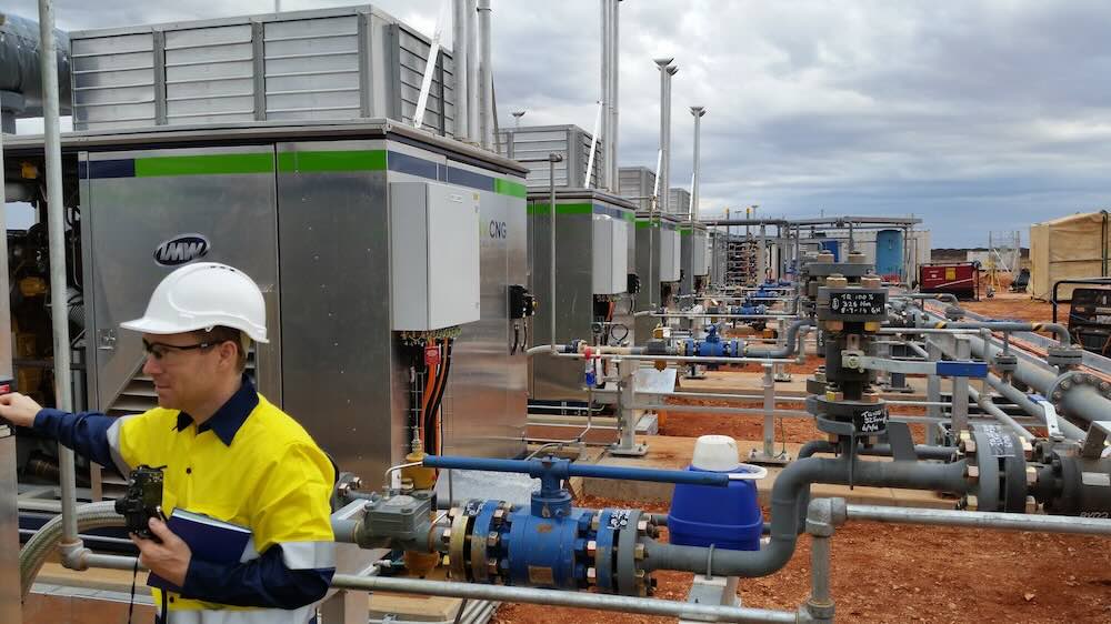 Michael Wrinch is commissioning motor drive control panels for a natural gas plant in Australia. Courtesy: Hedgehog Technologies