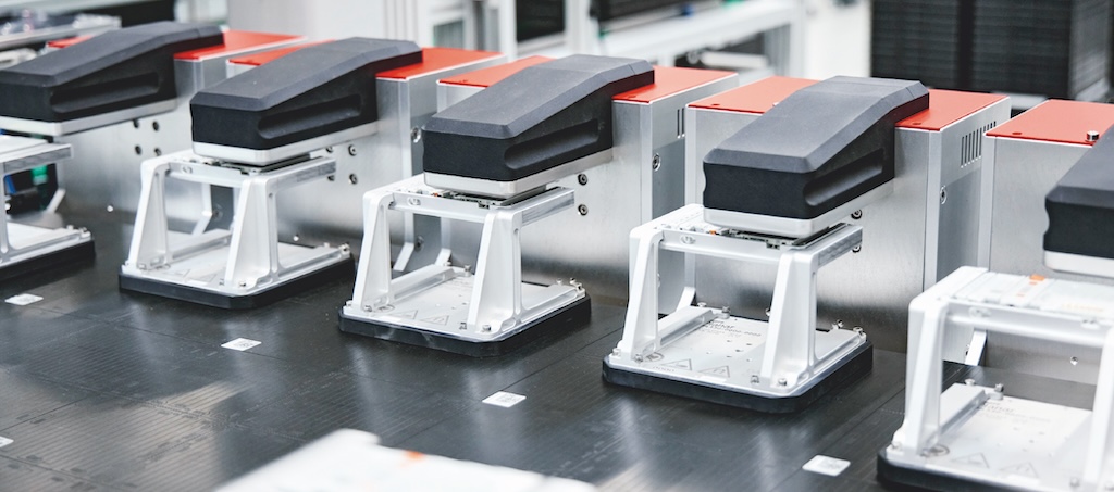 Figure 2: The programming and test times for an I/O terminal have not changed, but the throughput has, significantly: a programmed and extensively tested terminal leaves the system every three seconds. 
