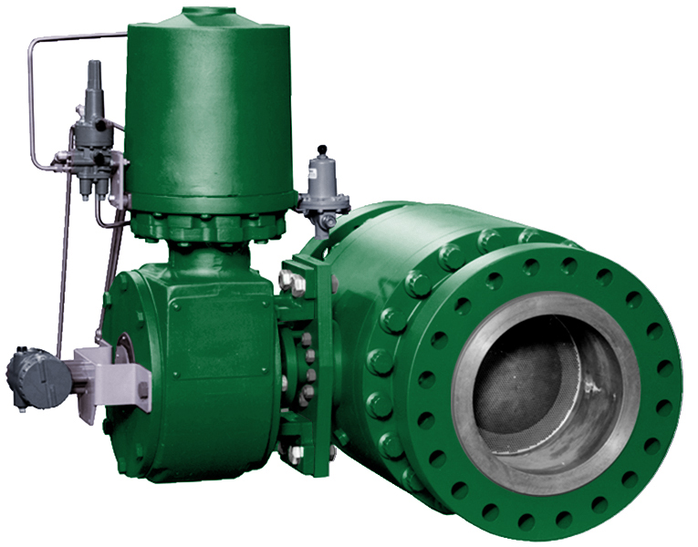 Figure 4: V-ball control valve models have a V-shaped notch to provide higher rangeability and tighter control. Courtesy: Emerson