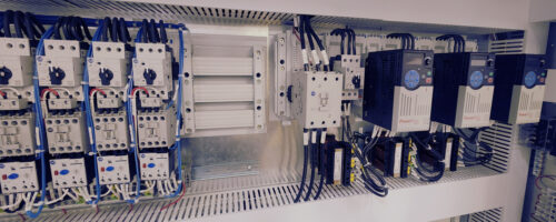 Figure 2: Variable frequency drives reduce wiring within control panels. Courtesy: Concept Systems Inc.